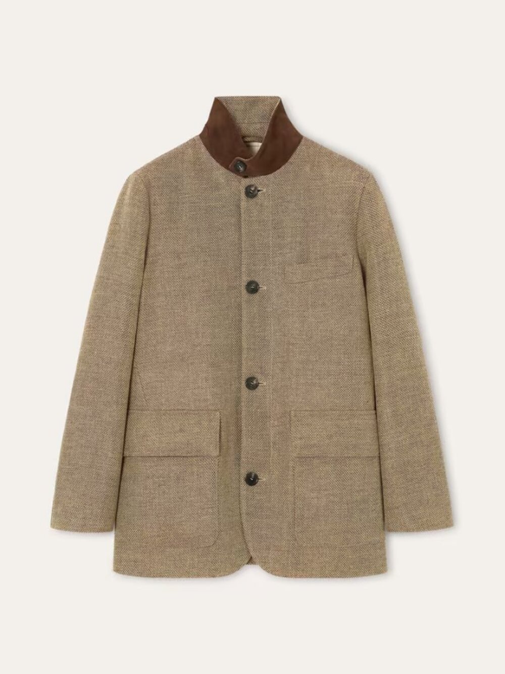Loro Piana Iconic Roadster Linen Jacket Autumn Leaves S